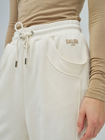 Wide Leg Pantalon Salsa Jeans en beige