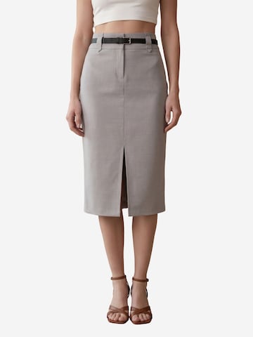 Jupe My fashion en gris : devant