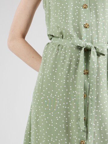 Robe 'BUMPY' VERO MODA en vert