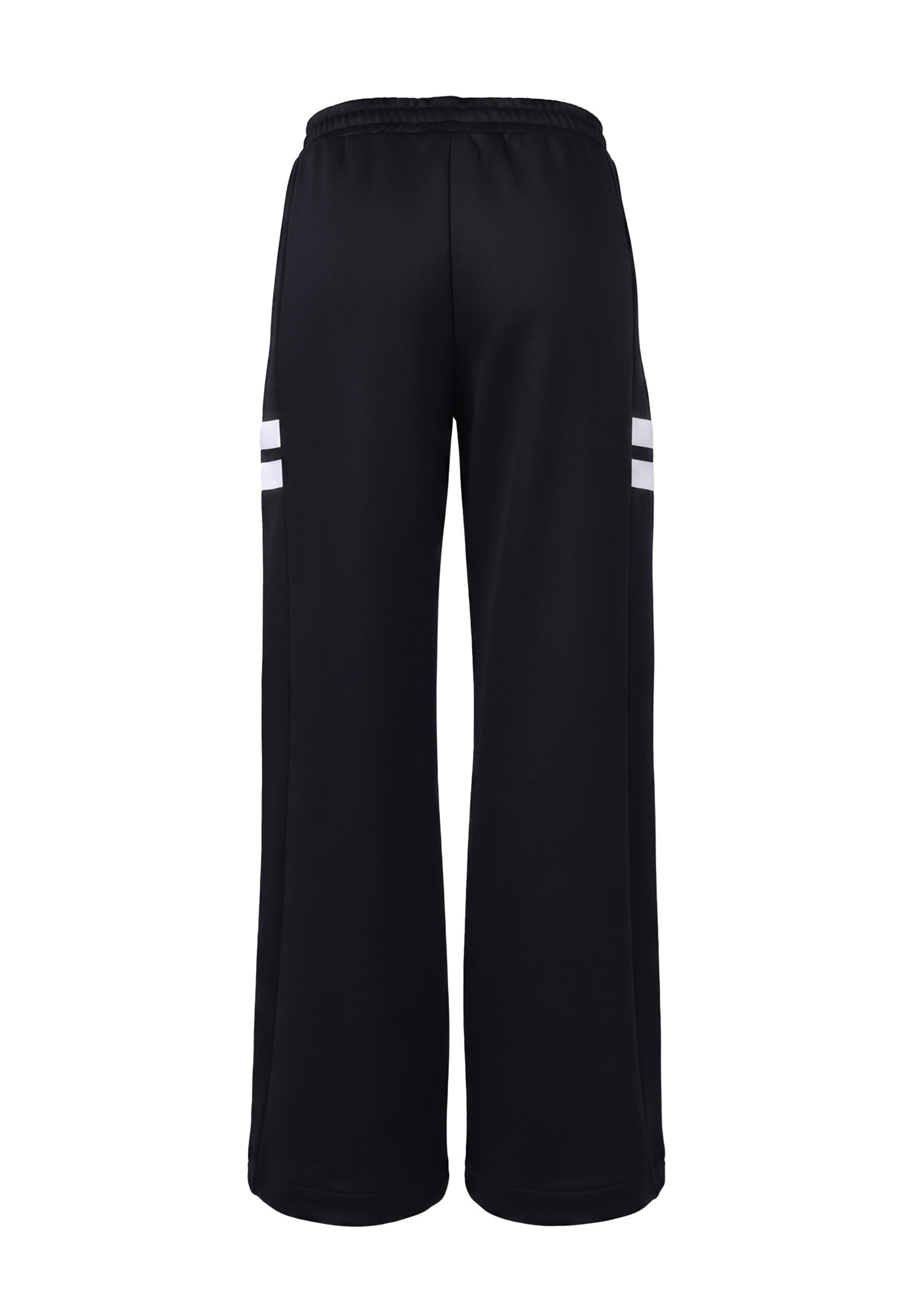 Sergio Tacchini Wide leg Broek 'Donatello 2' in Zwart