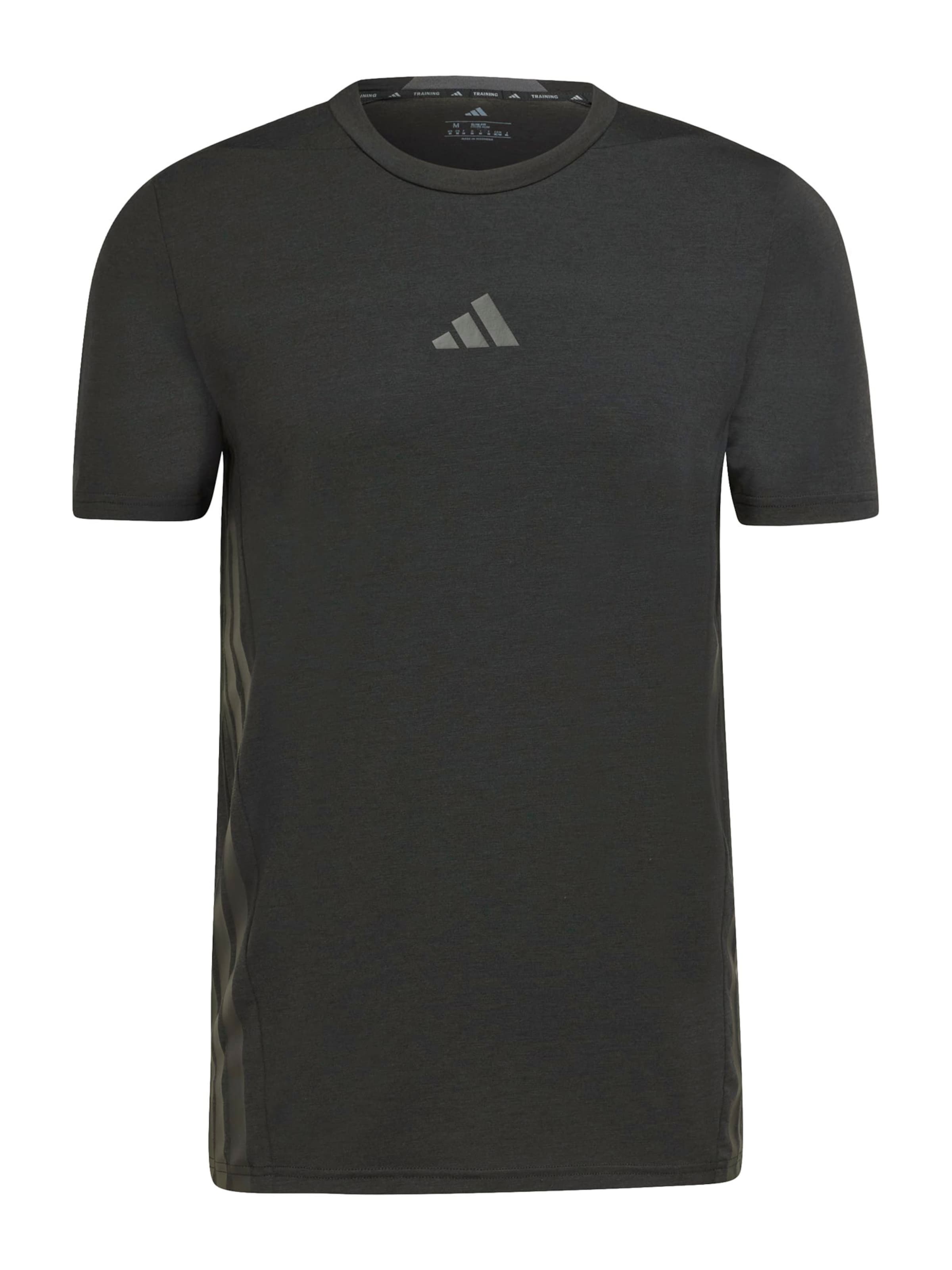 ADIDAS PERFORMANCE Performance Shirt 'D4T' in Black: front