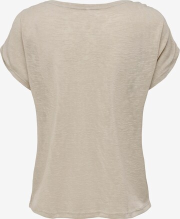 ONLY T-Shirt 'Lula' in Beige