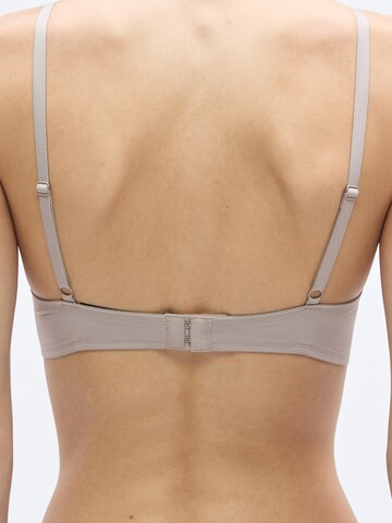 ONLY T-shirt Bra 'ONLTRACY LAURA' in Grey