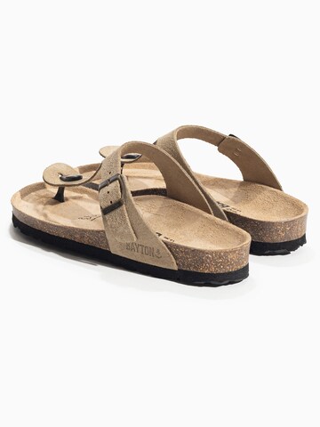 Bayton T-bar sandals 'Melia' in Beige