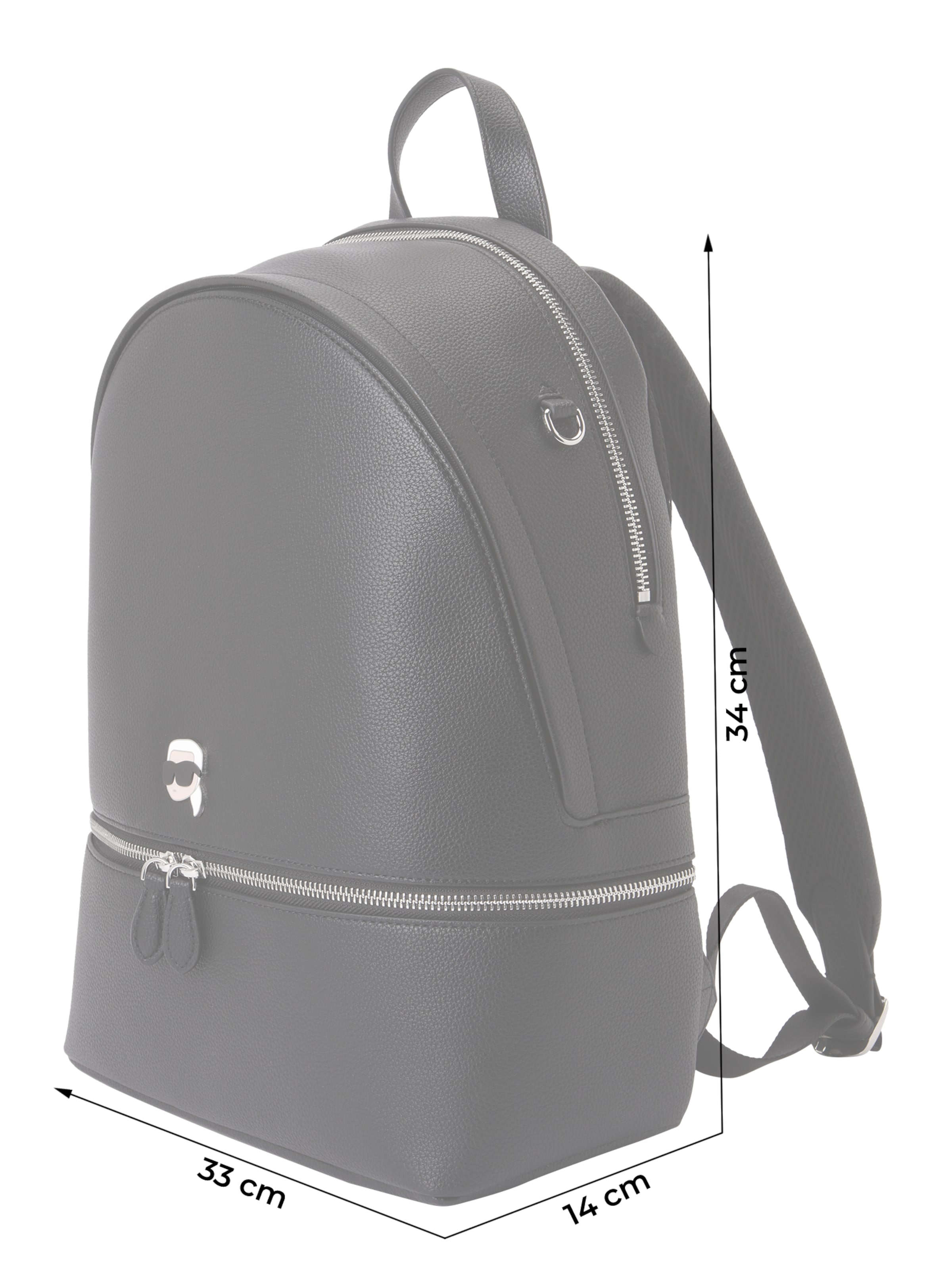 Sac à dos Karl Lagerfeld en noir