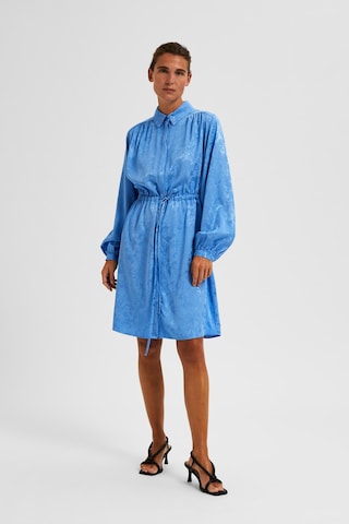 SELECTED FEMME - Vestido camisero en azul