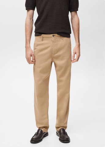 MANGO MAN Regular Jeans 'Jayj' in Beige: Vorderseite