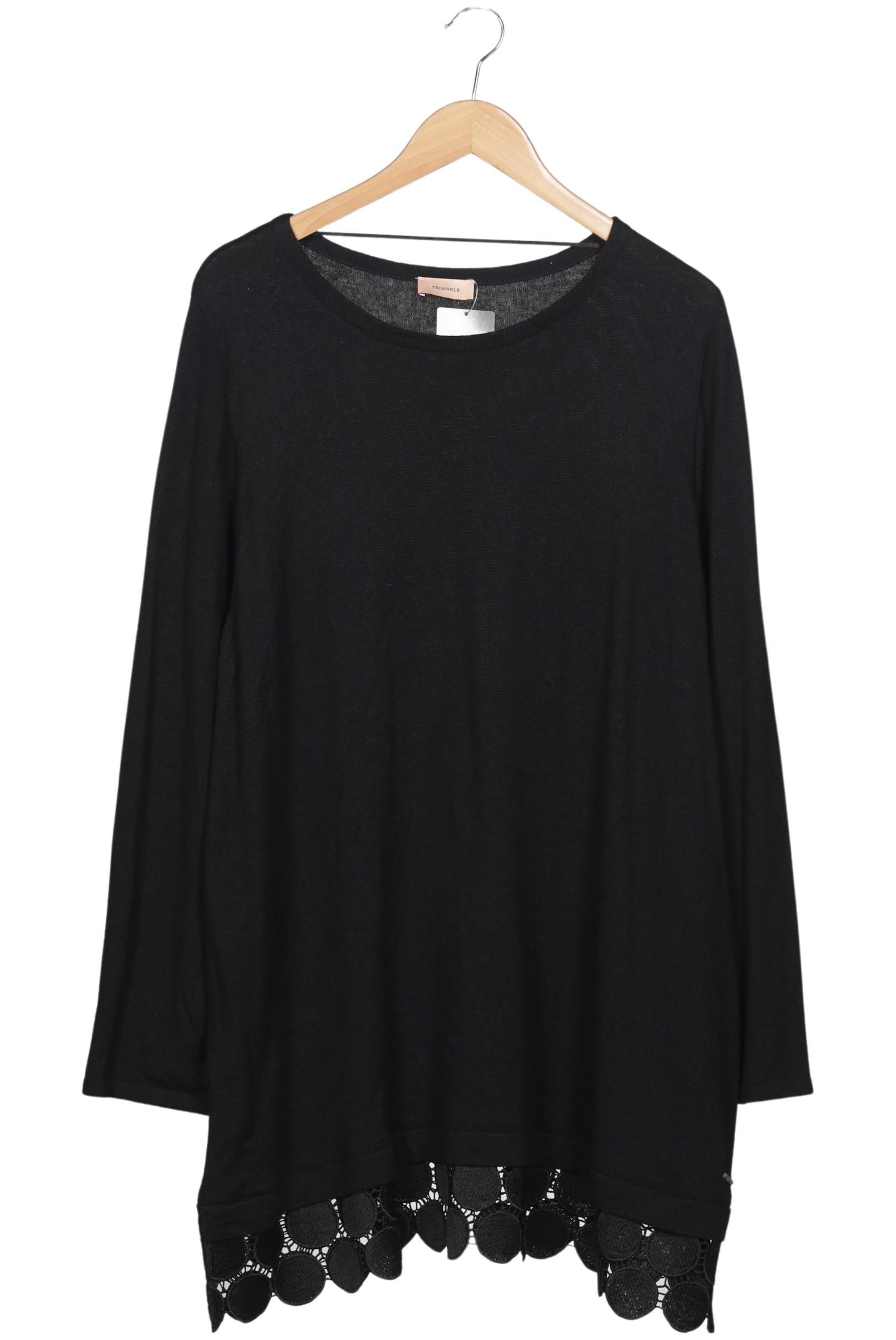 TRIANGLE Pullover 7XL in Schwarz: Vorderseite