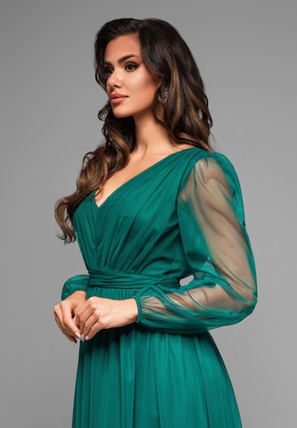 Ombre Abendkleid in Grün