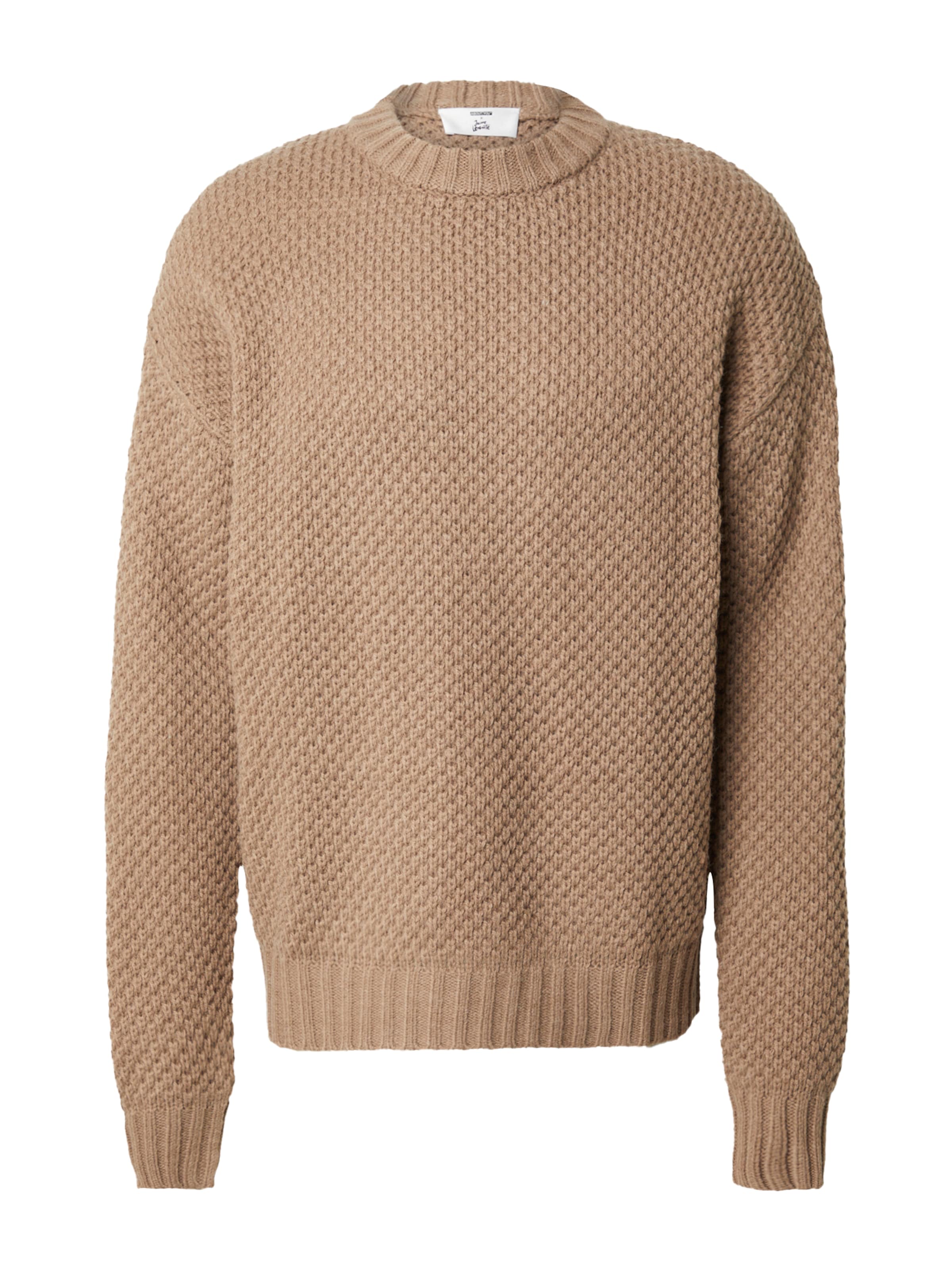 ABOUT YOU x Jaime Lorente Пуловер &#x27;Philipp&#x27; в бежово: отпред