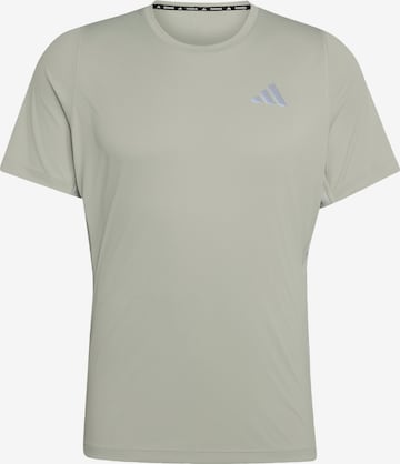 ADIDAS PERFORMANCE Функционална тениска 'Adi365 Breeze' в сиво: отпред