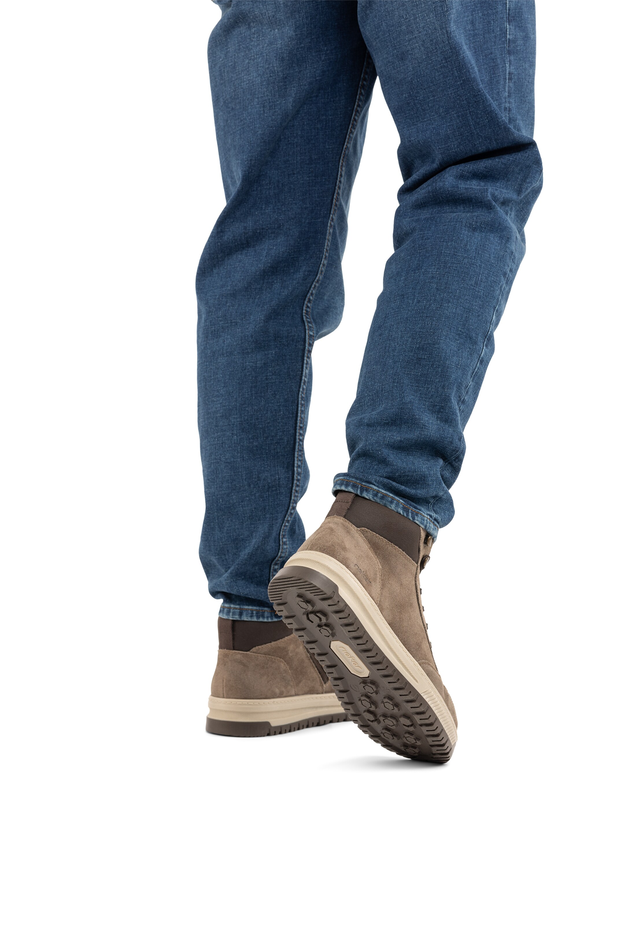 Rieker Schnürboots ' 38549 ' in Beige