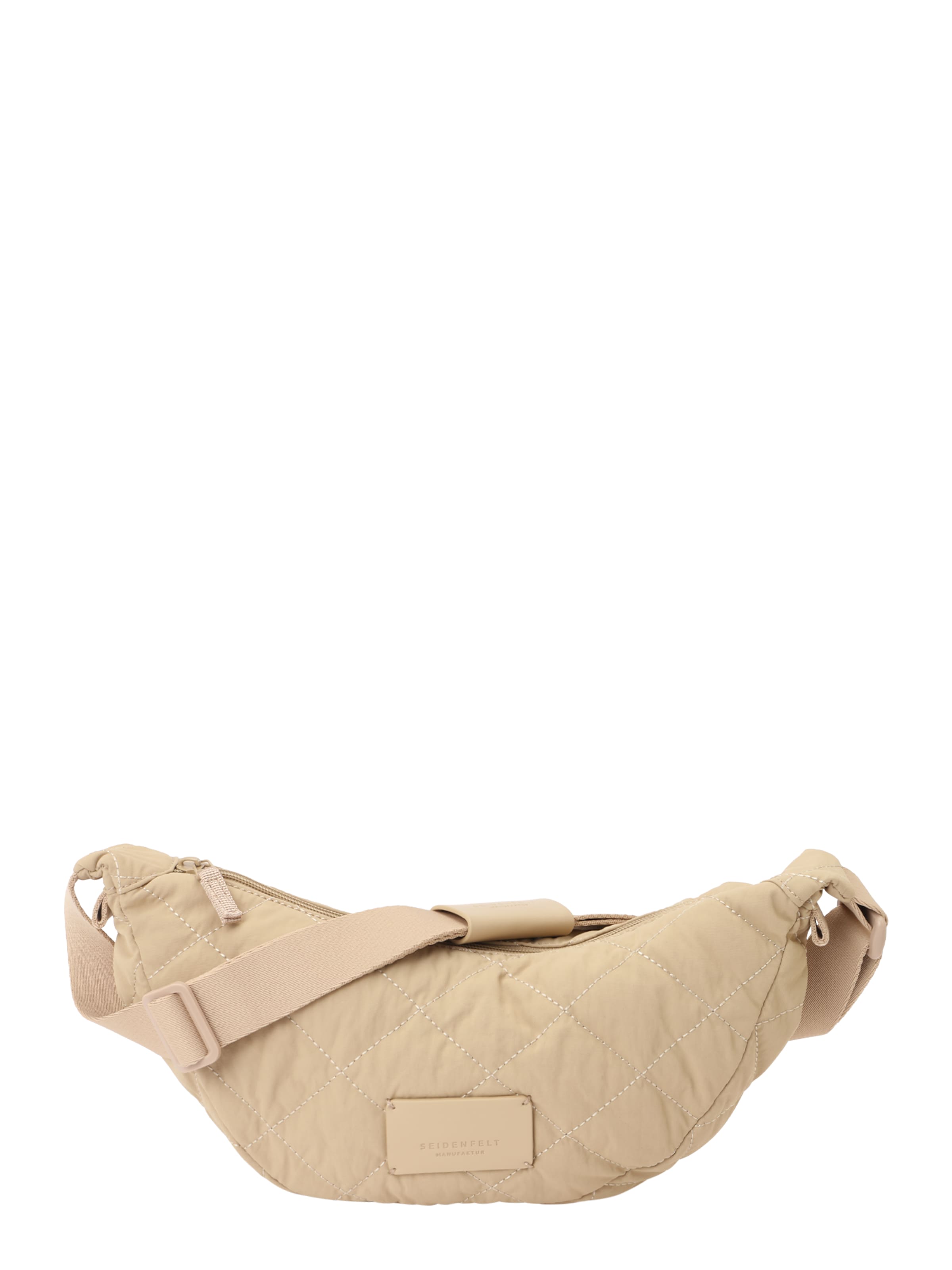 Seidenfelt Axelremsväska 'Hetta' i brun: framsida