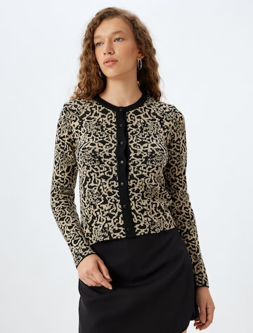 Koton Gebreid vest in Zwart: voorkant