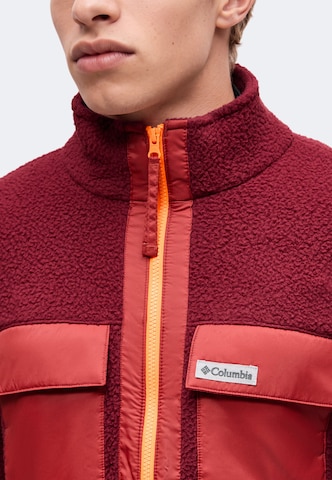 Giacca di pile funzionale 'Juniper Peak' di COLUMBIA in rosso