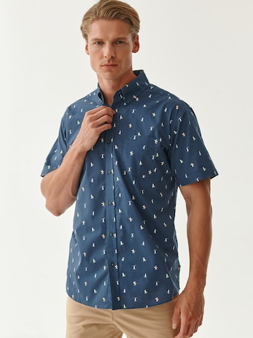 TATUUM Regular fit Button Up Shirt in Blue: front
