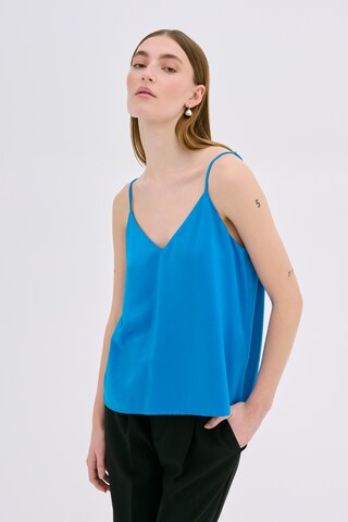 Haut 'Estelle' My Essential Wardrobe en bleu : devant