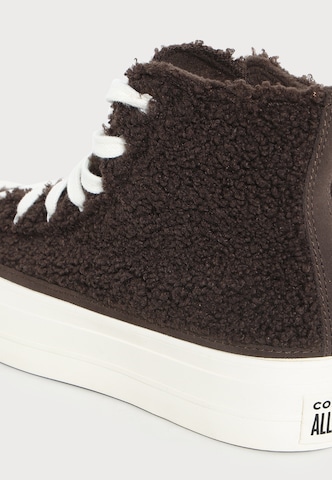 CONVERSE Кроссовки на платформе 'CTAS LIFT HI' в Коричневый
