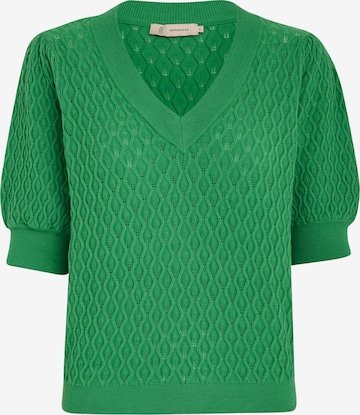 Pullover 'Rosalia' di Peppercorn in verde: frontale