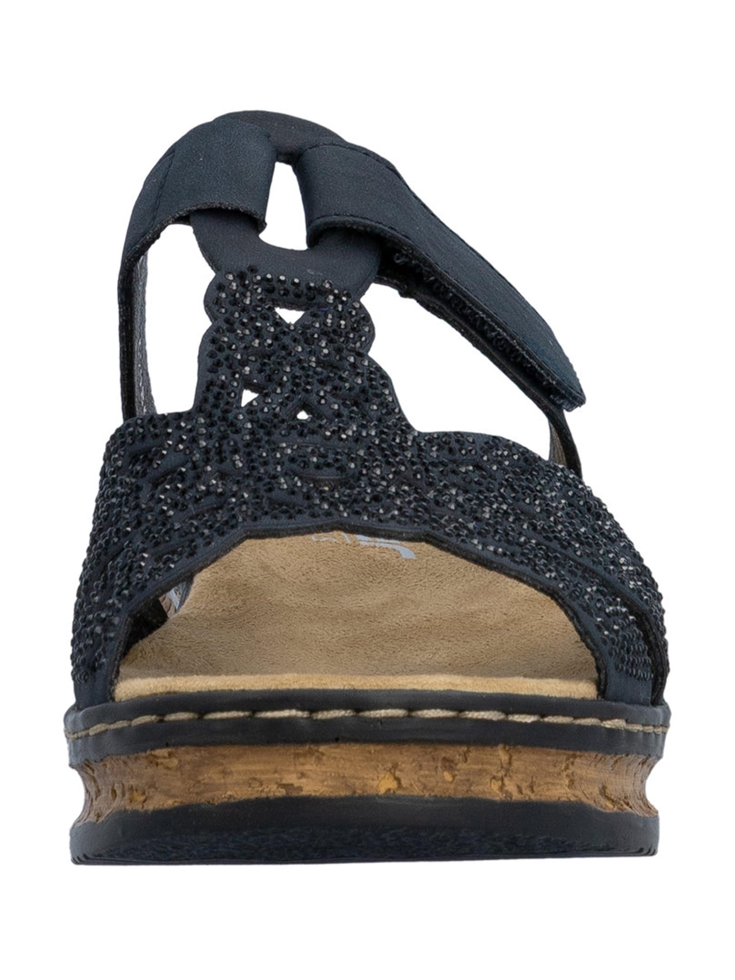 Rieker Pantofle – modrá