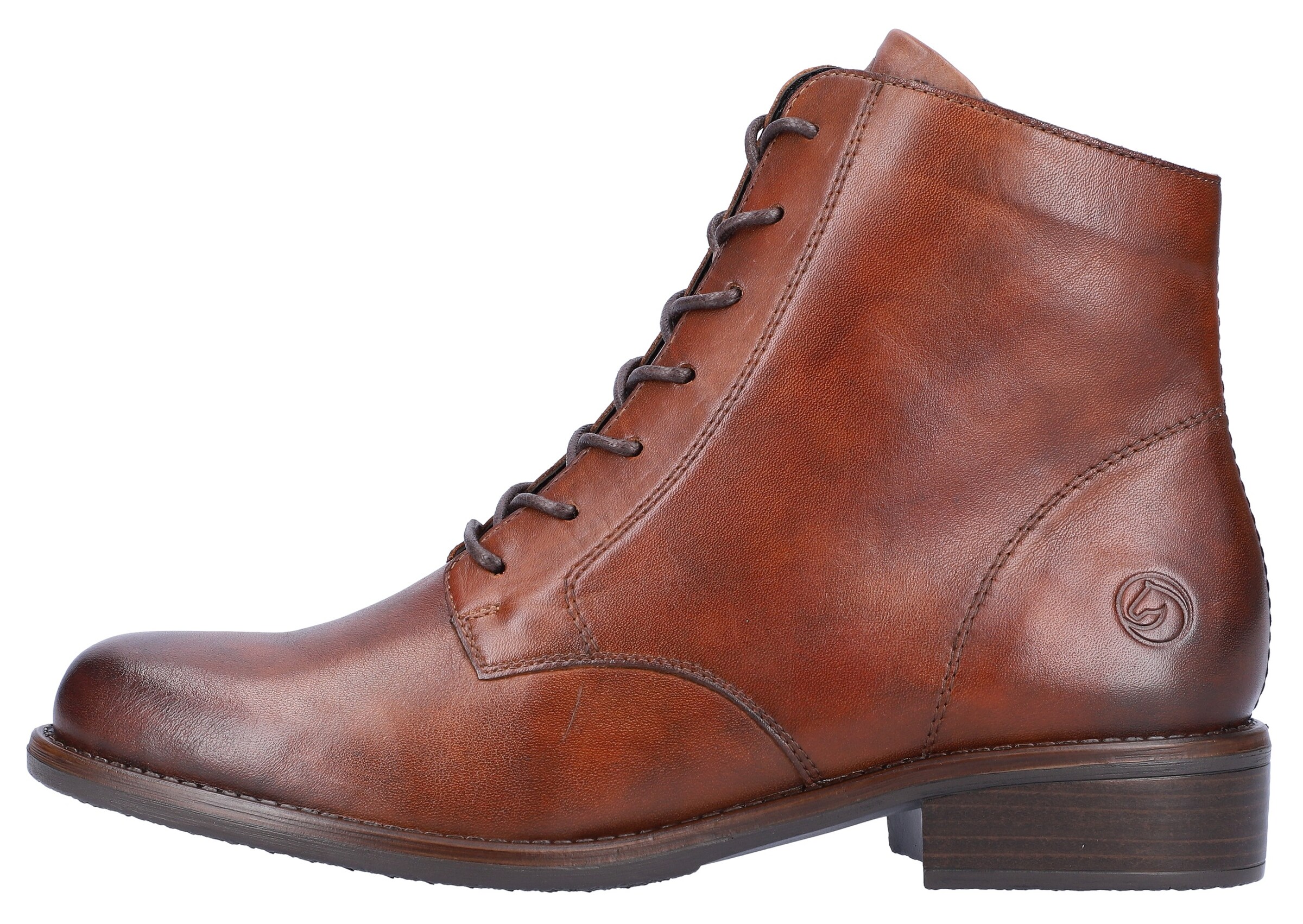 REMONTE - Botim com fivela em castanho