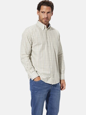 BABISTA Regular fit Button Up Shirt ' Kaldan ' in White: front