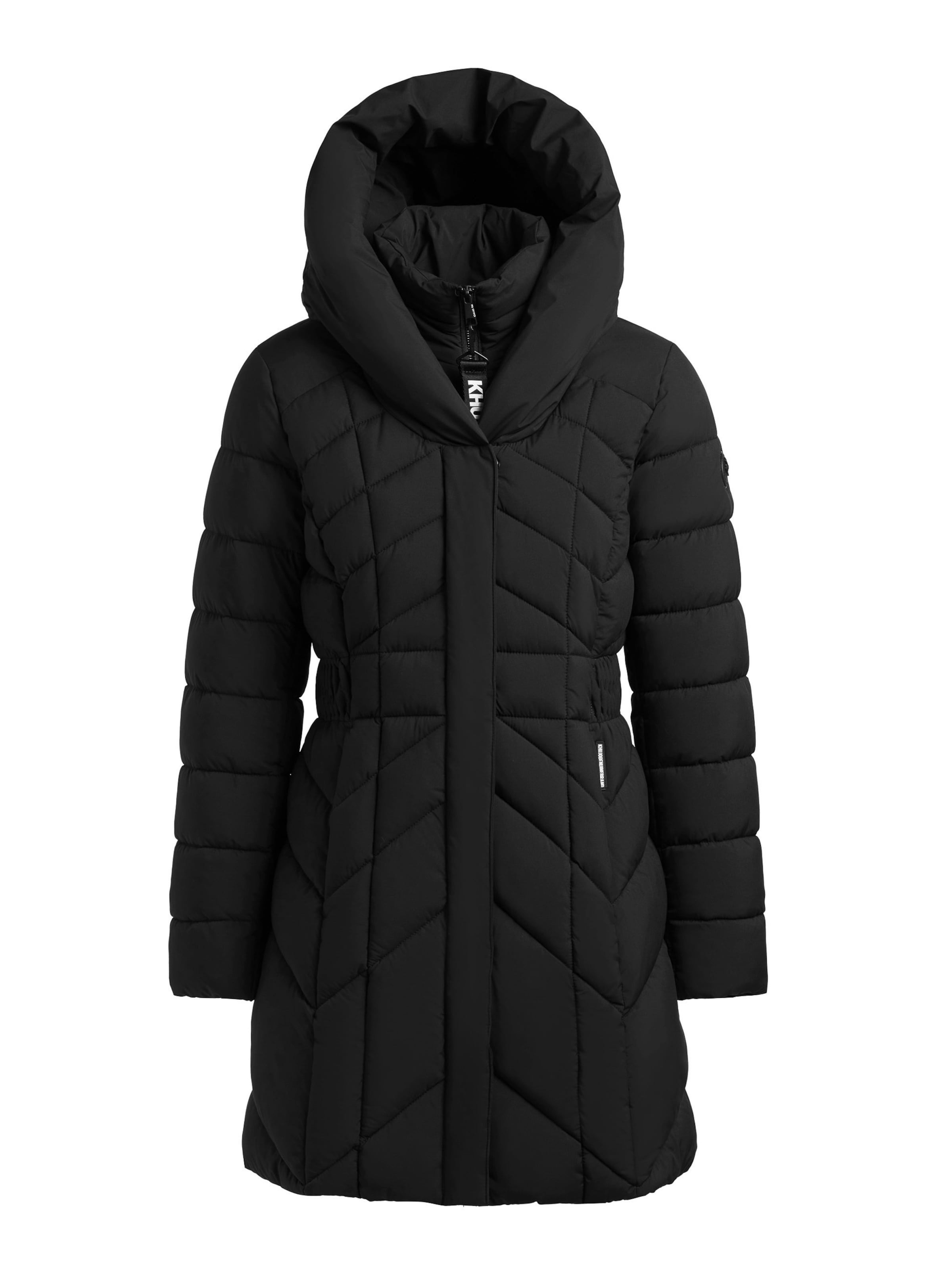 Cappotto invernale 'Purch' di khujo in nero: frontale