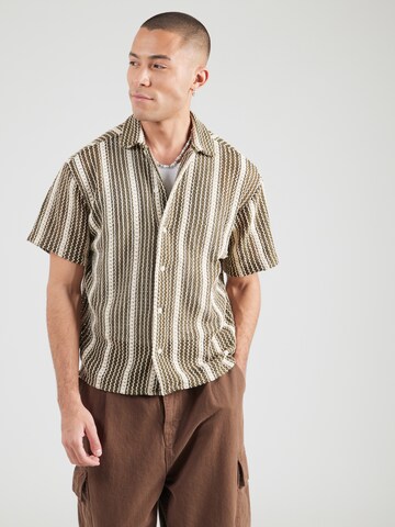 JACK & JONES Comfort fit Overhemd 'JWHBELLAGIO' in Groen: voorkant