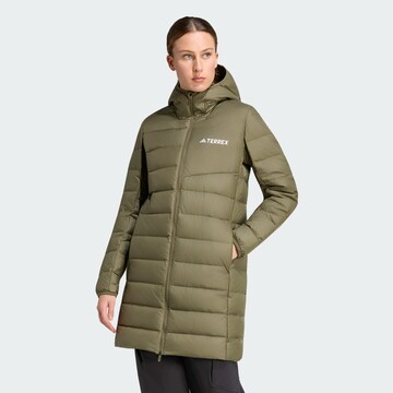 ADIDAS TERREX Outdoormantel 'Multi 2.0' in Grün: Vorderseite