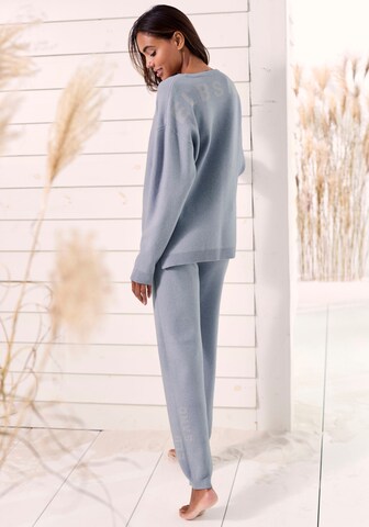 Pull-over Elbsand en bleu