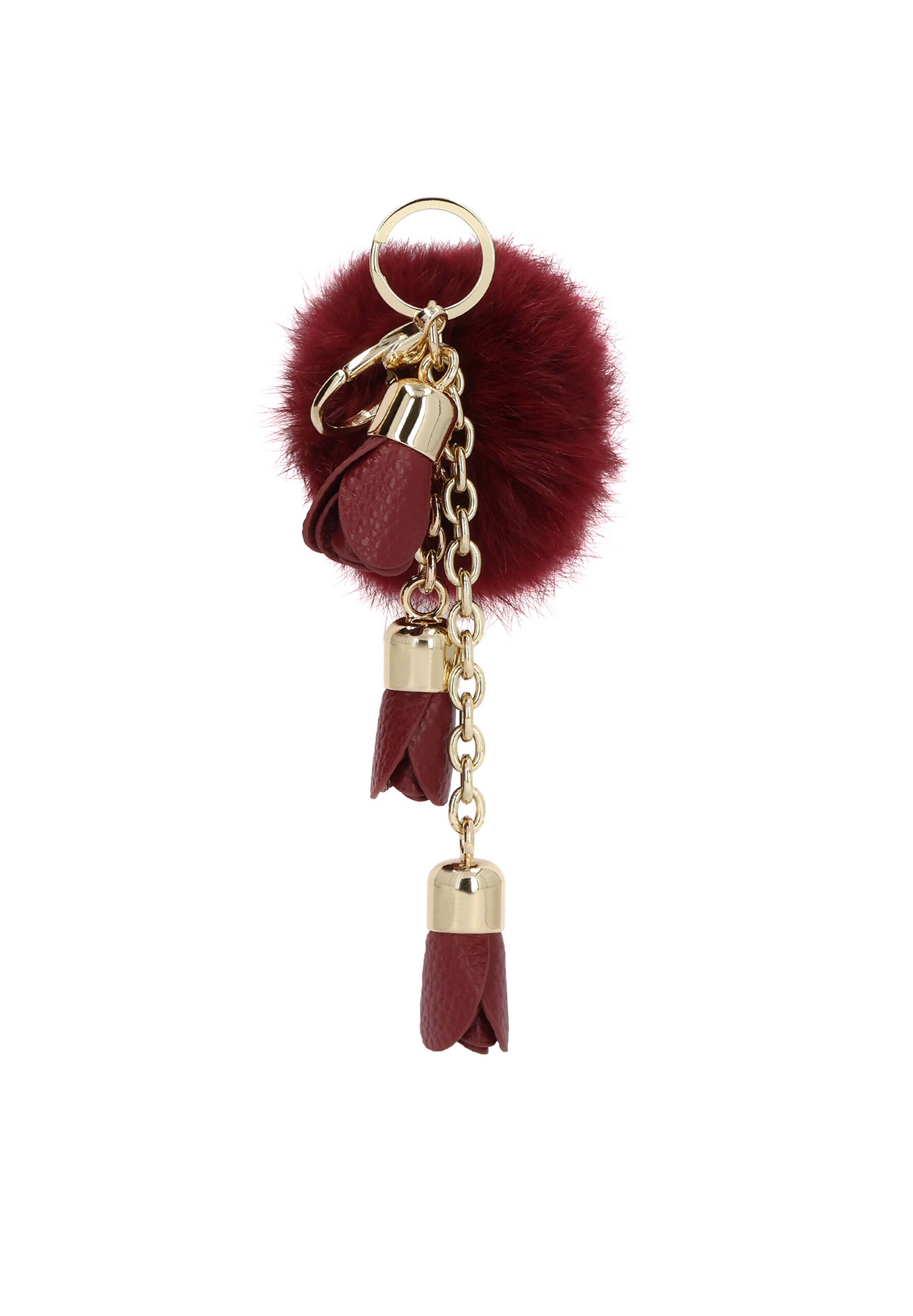 Kazar Key Ring 'Maroon' in Red