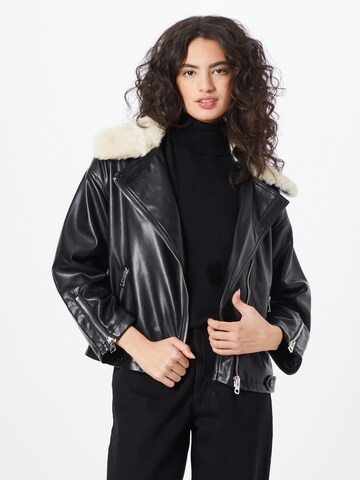 JAKKE Between-Season Jacket in Black: front