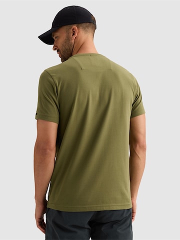 PME Legend Koszulka 'American Classic T-shirt in cotton with stretch' w kolorze zielony