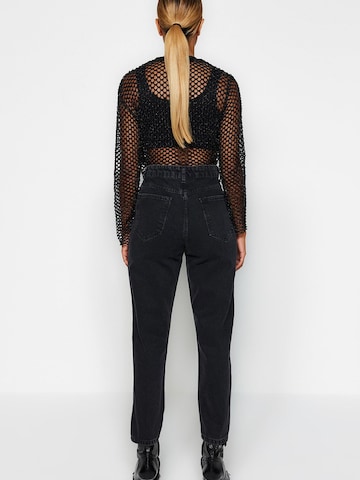 Trendyol Tapered Jeans in Black