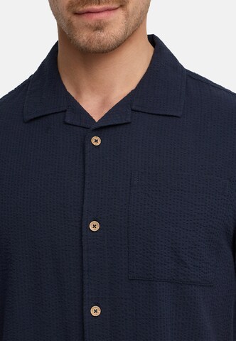 INDICODE JEANS Regular fit Overhemd 'Driller' in Blauw