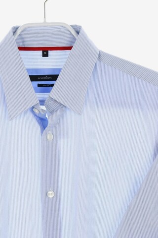 sevensigns Button Up Shirt in M in Blue