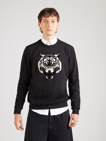 Bluză de molton de la ANTONY MORATO pe negru: față