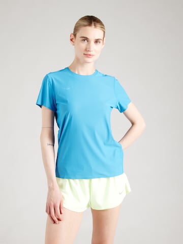 HOKA - Camisa funcionais 'AIROLITE' em azul: frente