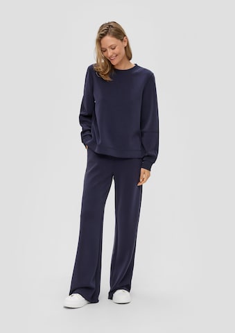 Wide Leg Pantalon s.Oliver en bleu