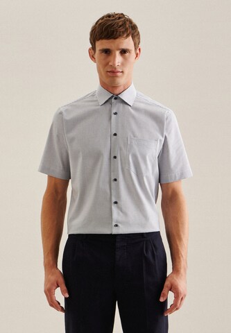 Coupe regular Chemise business ' SMART ESSENTIALS' SEIDENSTICKER en bleu : devant