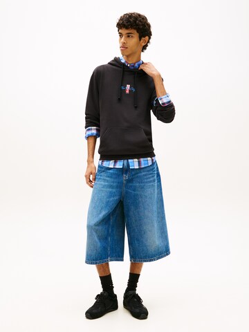 Tommy Jeans Mikina – černá