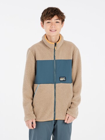 PROTEST Fleecejacke 'PRTBARTIS JR' in Braun
