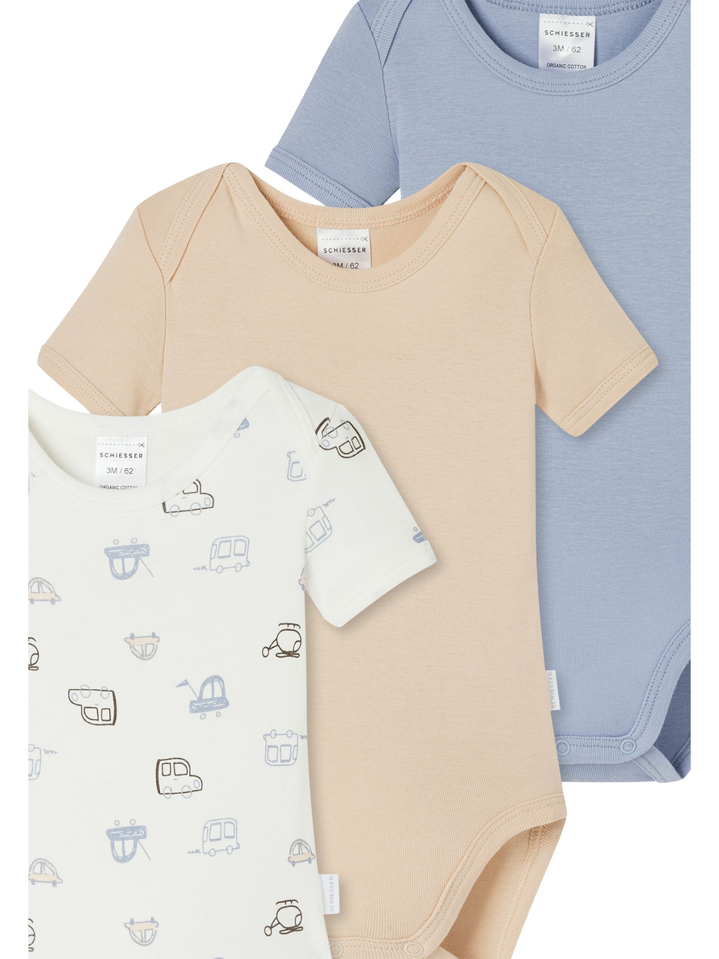 SCHIESSER Romper/bodysuit 'Natural Love' in Beige