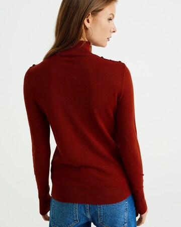 WE Fashion Pullover in Braun