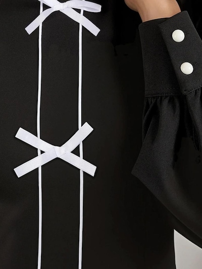 Hiccup Vestido em preto / branco, Vista do artigo