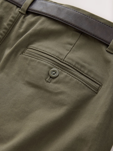 Next Regular Pleat-front trousers in Green