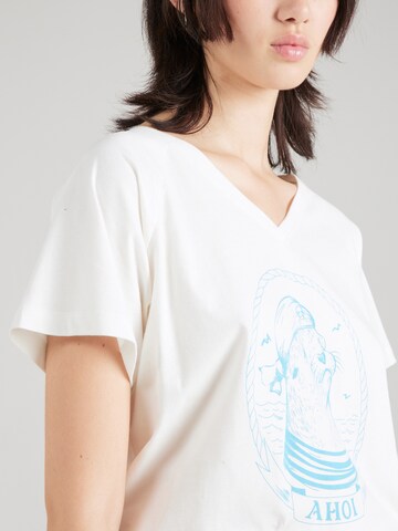 Derbe - Camiseta 'Matrosenrobbe' en blanco