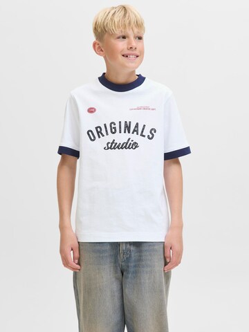 Jack & Jones Junior Shirts i hvid: forside