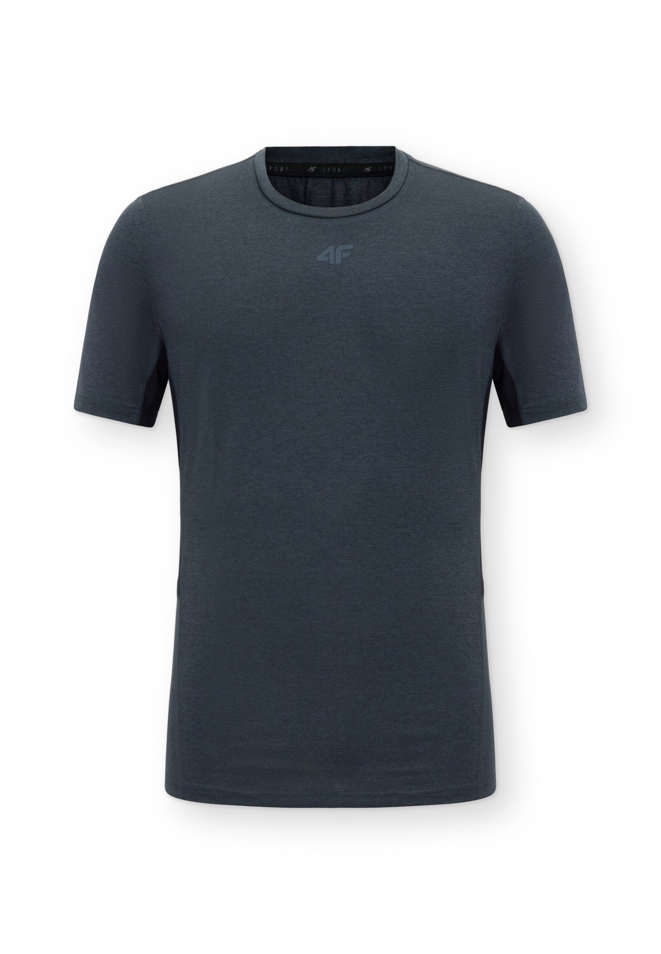 4F Funktionsshirt in Grau: Vorderseite