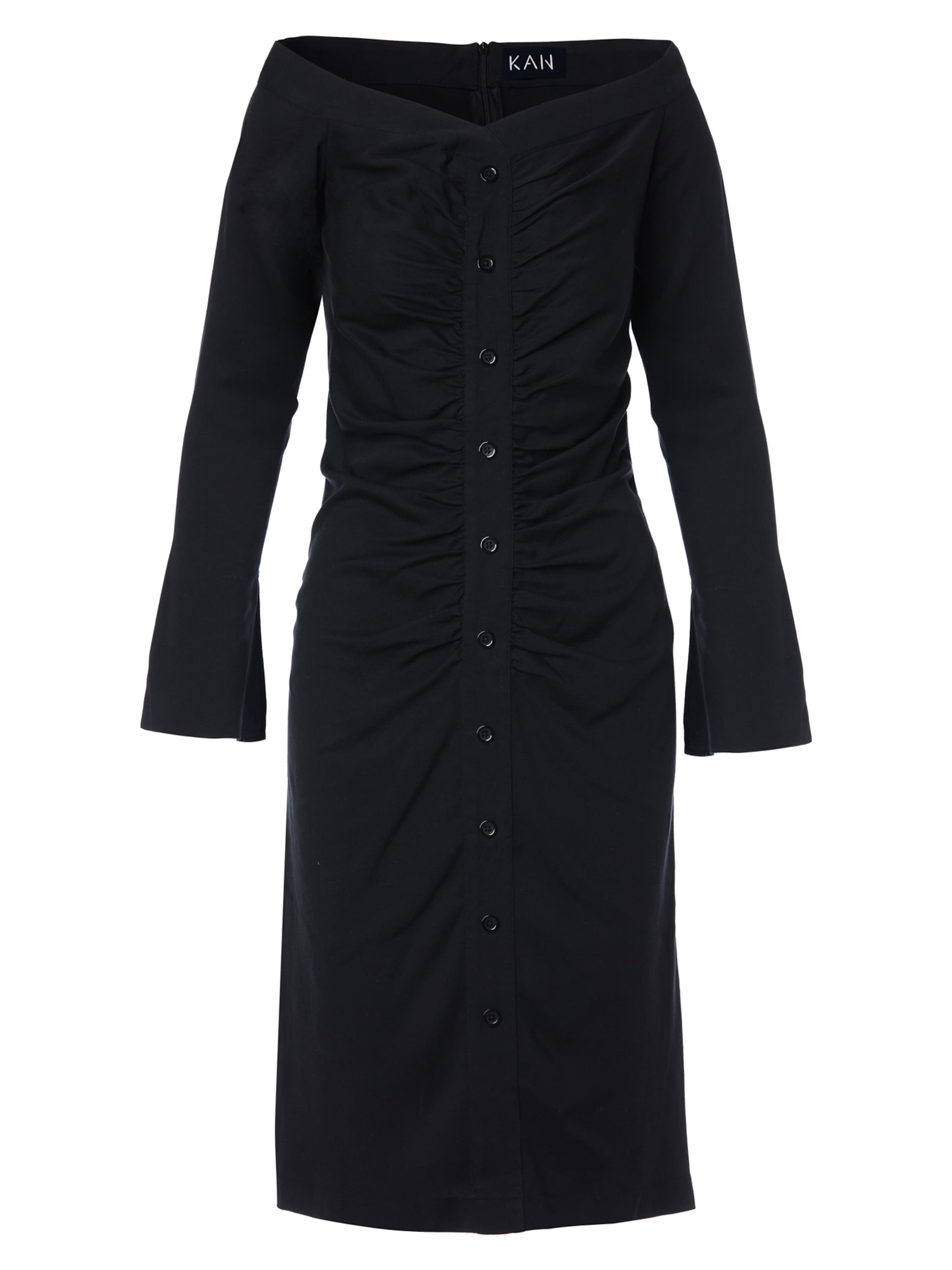 melns KAN Kleita 'KEHENA': no priekšpuses